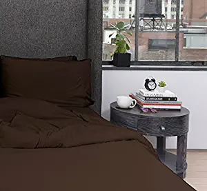 SHEEX One Collection Duvet Cover, Super-Soft to Keep You Cool & Comfortable, Espresso, Full/Queen