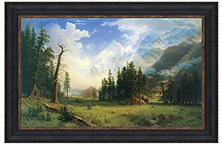 Design Toscano "Mountain Landscape, 1895" Canvas Replica Painting, Grande