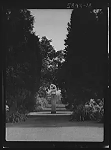 Historic Photos 1931 Photo Statue by Paul Manship in The Griffin or Nissen Garden Vintage b H215