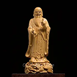 TULLE HOT- Figures - Chinese Philosopher; LaViet JKzed Name of Kongfuzi Confucius Buddha Statue Carved Wood Room Wood Carved Statues for Decoration - - 1 Pcs - Lucky Buddha Statue