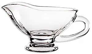 Home Essentials 9100 Tablesetter 10 oz Glass Gravy Boat, Clear