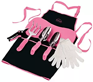 Apollo Tools DT3790P Garden Kit, Pink, 7-Piece, Donation Made to Breast Cancer Research