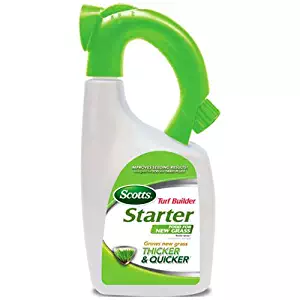 Scotts Turf Builder Starter Food for New Grass Ready-Spray Hose End Attachment (Liquid Starter Lawn Fertilizer) 32 fl. oz.