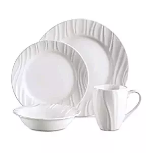 CORELLE Boutique Swept Embossed 16-pc Dinnerware Set