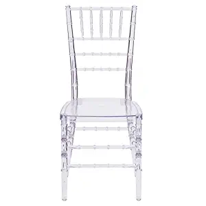 Brand New Commercial Quality Crystal Clear Stacking Chiavari Chair