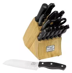 Home Essential Chicago Cutlery Metropolitan 15-Piece Block Knife Set