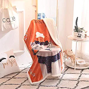 1 Pc 100 140cm Coral Fleece Flannel Blanket Winter Kids Room Bed Double, Light Summer Blanket - Blanket Olive, Baby Animal, Plum Sofa Bed, Comfortable Blankets, Oliver Bedding