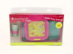 American Girl Crafts Doll Size Plates Cups And Placemats