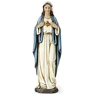 Renaissance Collection Joseph's Studio by Roman Exclusive Immaculate Heart of Mary Figurine, 10-Inch