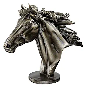 Design Toscano Majestic Stallion Horse Statue, Multicolored