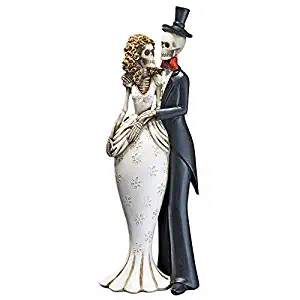 Design Toscano Day of the Dead Skeleton Bride and Groom Statue