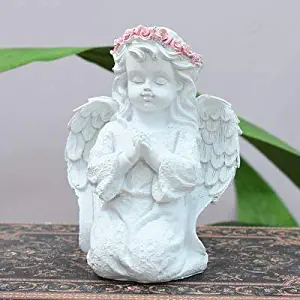 DECOTX Angel Statue Resin Lovesmall Angel Statue Home Decor Crafts Room Decoration Ornament Wedding Decoration Fairy Figurine Dolls for Girls