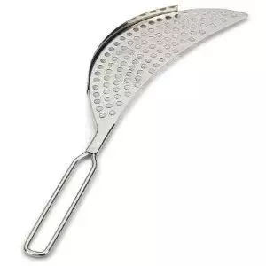 RSVP International - Endurance Crescent Pot Strainer - Stainless Steel - 7.5 inch