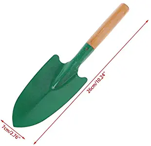 Plant Tool - Wooden Handle Reinforced Gardening Shovel Loose Soil Planting Easy Use - Snow Short Mount Corona Spade Small Duty Handle Hammer Shovels Attachment Spearhead Digging Shovel Heavy