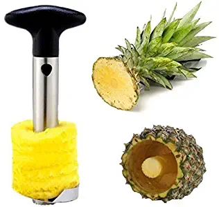 Galapagoz New Fruit Pineapple Peeler Corer Slicer Cutter Kitchen Tool Stainless Steel Easy Gadget Tool US