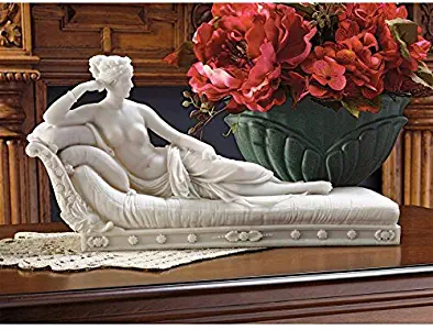 Design Toscano 1780-1825 Maria Paulin Borghese as "Venus Victorious" Bonded Marble Statue