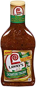 Lawry's Signature Italian with Garlic, Onion & Herbs 30 Minute Marinade, 12 fl oz