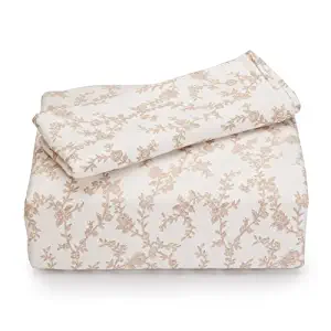 Laura Ashley Flannel Sheet Set, King, Victoria