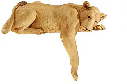 Design Toscano Lioness of Namibia Garden Wall Animal Statue, 29 Inch, Polyresin, Full Color
