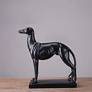 Decal Black and White Statue - Nordic Simple Modern Pitbull Bulldog Black Puppy Dog Statue Sculpture Home Decoration Accessories Resin Crafts 1 Pcs - Gold Dog Statue