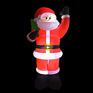 MINIATURE Inflatable Bouncers - Giant Inflatable Snowman Blow Up Toy Santa Claus Christmas Decoration for Hotels Supper Market Entertainment Venues Holiday - by Owl Decoration - 1 PCs