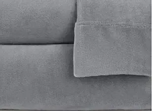 Berkshire Blanket VelvetLoft Sheet Set (Full, Grey)