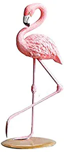 Miz 1 Piece Pink Flamingo Home Decoration Ornament Art Decor Figure (B)