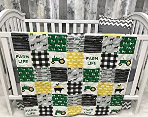 Baby Nursery Bedding, Baby, Farm LIfe, Cow, Chickens, Cowboy, Farmer, Tractor, Baby Bedding, Crib Bedding, Babylooms