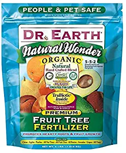 Dr. Earth 708P Organic 9 Fruit Tree Fertilizer In Poly Bag, 4-Pound