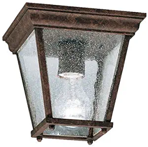 Kichler 9859TZ Outdoor Ceiling 1-Light, Tannery Bronze