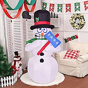 Owl Decoration Inflatable Bouncers - 180cm Giant Inflatable Jitter Snowman Blows Up Fancy Toys Santa Claus Party Decoration Festive Event Stage Props 1 PCs