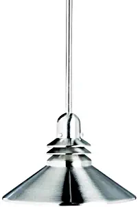 Kichler 2714NI Grenoble Mini Pendant 1-Light, Brushed Nickel