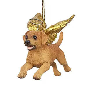 Christmas Tree Ornaments - Honor The Pooch Golden Retriever Holiday Angel Dog Ornaments