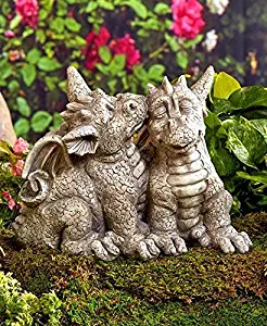 Dragon Couple Garden Statue