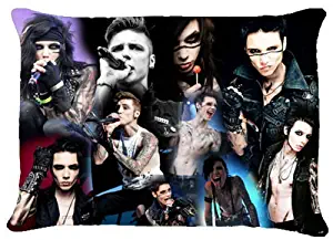 SkoiProduct Pillowcase BLACK VEIL BRIDES Andy Andrew Biersack Pillow Case Pillowcase Cover 20x30 (two sides)