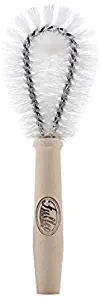 Fuller Brush Kitchen Dish Brush - Easy Grip Cleaning Scrubber w/ Round Stiff Bristles & Wooden Handle - Heavy Duty Circle Washing Scrub - Clean Kitchen For Home & Business
