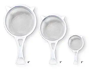 Ai-De-Chef Plastic Strainers, Small, Medium & Large (Set of 3)