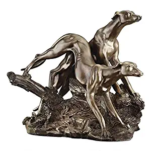 Design Toscano Ahead of the Pack Greyhound Sculpture