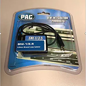 PAC SNI-1/3.5 3.5-mm Ground Loop Noise Isolator Works with iPod/Zune/iRiver and Others