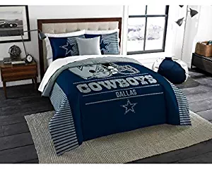 Dallas Cowboys - 3 Piece KING SIZE Printed Comforter & Shams