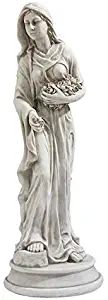 Design Toscano Persephone Maiden of the Roses Garden Statue, Antique Stone