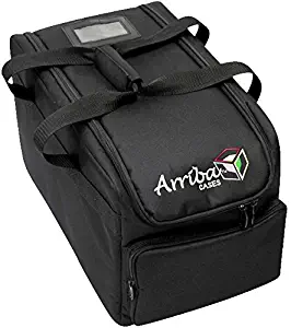 ARRIBA AC-410 Lighting Transport Case Flat/Slim Par Travel Bag | 11 x 18 x 11.5