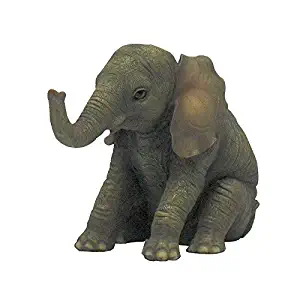 Unicorn Studios WU70215FB Baby Elephant-Sitting And Facing Ahead