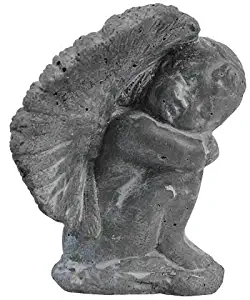 Athens Small Resting Angel Statue, Flint