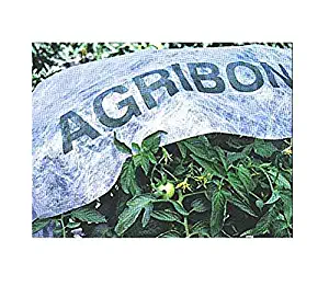 Agribon AG-50 Floating Row Crop Cover/Frost Blanket/Frost Cloth/Garden Fabric Plant Cover - Ebook Included (50')