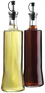 Glass Oil and Vinegar Cruet Dispenser 20oz, Set of 2