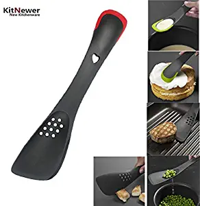 Utensils tools| Cooking Tools Turner Spatula With Serrated Divider Skimmer Slotted Spoon Scoop Cake Cream Butter Spatula Mixing Batter Scraper | By ALILA