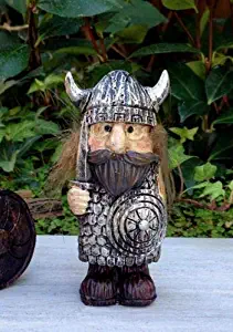 Statue Out Viking Village Small Figurine Sword & Shield - Fairy Garden Miniature