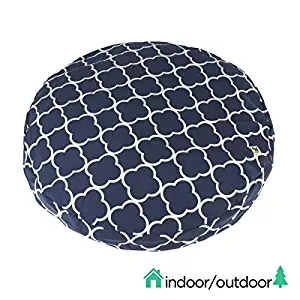 Molly Mutt Indoor/Outdoor Dog Bed Duvet Cover - Durable & Washable - The Iron Sea, Round, 36"