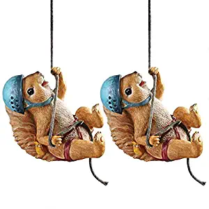 Design Toscano The Climbing Squirrel Statue (Set of 2)